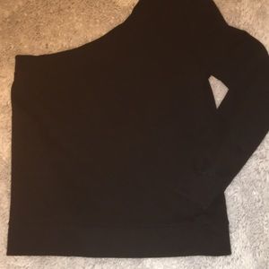 One sleeve black shirt